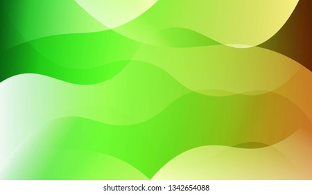 Blurred Decorative Design In Abstract Style With Wave, Curve Lines. For Futuristic Ad, Booklets. Vector Illustration.