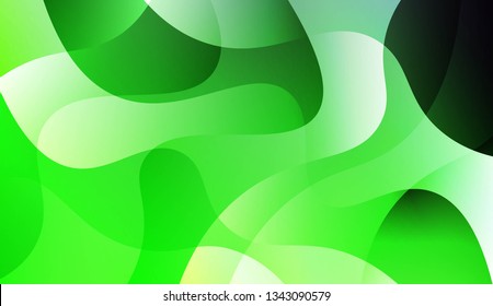 Blurred Decorative Design In Abstract Style With Wave, Curve Lines. For Design Flyer, Banner, Landing Page. Vector Illustration.