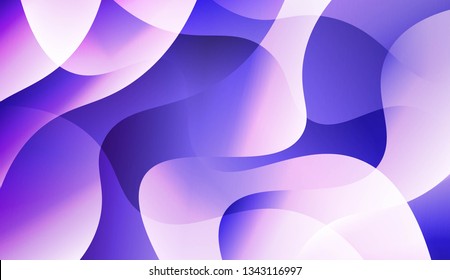 Blurred Decorative Design In Abstract Style With Wave, Curve Lines. For Elegant Pattern Cover Book. Vector Illustration.