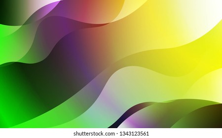 Blurred Decorative Design In Abstract Style With Wave, Curve Lines. For Elegant Pattern Cover Book. Vector Illustration.