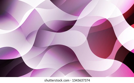 Blurred Decorative Design In Abstract Style With Wave, Curve Lines. For Elegant Pattern Cover Book. Vector Illustration.