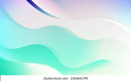 Blurred Decorative Design In Abstract Style With Wave, Curve Lines. For Design Flyer, Banner, Landing Page. Vector Illustration.