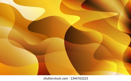 Blurred Decorative Design In Abstract Style With Wave, Curve Lines. For Your Design Wallpaper, Presentation, Banner, Flyer, Cover Page, Landing Page. Vector Illustration with Color Gradient.