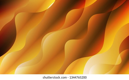 Blurred Decorative Design In Abstract Style With Wave, Curve Lines. For Your Design Wallpaper, Presentation, Banner, Flyer, Cover Page, Landing Page. Vector Illustration with Color Gradient.
