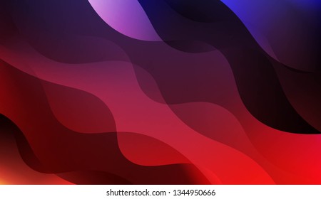 Blurred Decorative Design In Abstract Style With Wave, Curve Lines. For Design Flyer, Banner, Landing Page. Vector Illustration.