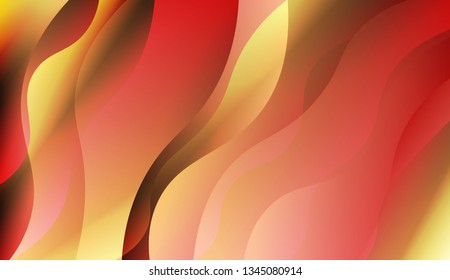 Blurred Decorative Design In Abstract Style With Wave, Curve Lines. Design For Your Header Page, Ad, Poster, Banner. Vector Illustration with Color Gradient