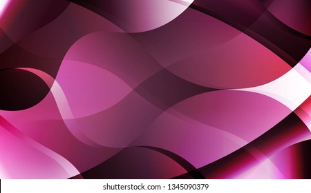 Blurred Decorative Design In Abstract Style With Wave, Curve Lines. For Design Flyer, Banner, Landing Page. Vector Illustration.