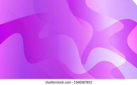 Blurred Decorative Design In Abstract Style With Wave, Curve Lines. For Creative Templates, Cards, Color Covers Set. Vector Illustration with Color Gradient