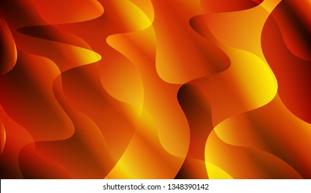 Blurred Decorative Design In Abstract Style With Wave, Curve Lines. For Your Design Wallpaper, Presentation, Banner, Flyer, Cover Page, Landing Page. Vector Illustration with Color Gradient.