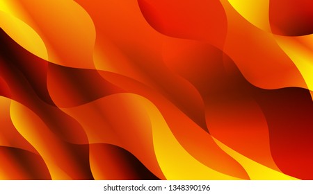 Blurred Decorative Design In Abstract Style With Wave, Curve Lines. For Your Design Ad, Banner, Cover Page. Vector Illustration with Color Gradient.