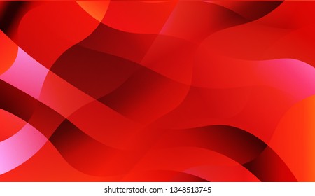 Blurred Decorative Design In Abstract Style With Wave, Curve Lines. For Your Design Ad, Banner, Cover Page. Vector Illustration with Color Gradient.