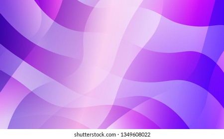 Blurred Decorative Design In Abstract Style With Wave, Curve Lines. For Creative Templates, Cards, Color Covers Set. Vector Illustration with Color Gradient