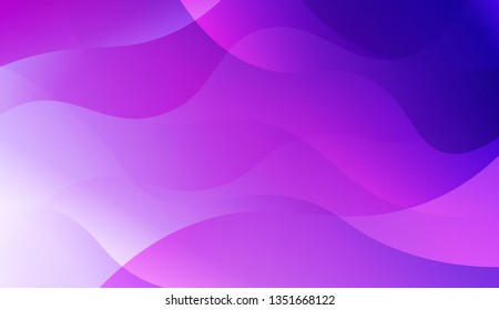 Blurred Decorative Design In Abstract Style With Wave, Curve Lines. For Creative Templates, Cards, Color Covers Set. Vector Illustration with Color Gradient