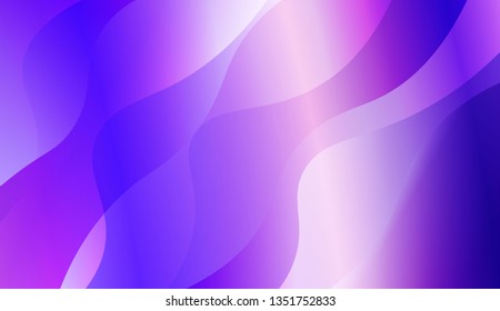 Blurred Decorative Design In Abstract Style With Wave, Curve Lines. For Creative Templates, Cards, Color Covers Set. Vector Illustration with Color Gradient
