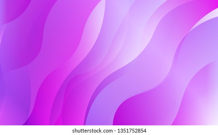 Blurred Decorative Design In Abstract Style With Wave, Curve Lines. For Creative Templates, Cards, Color Covers Set. Vector Illustration with Color Gradient