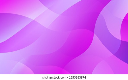 Blurred Decorative Design In Abstract Style With Wave, Curve Lines. For Creative Templates, Cards, Color Covers Set. Vector Illustration with Color Gradient