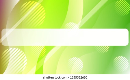 Blurred Decorative Design In Abstract Style With Wave, Curve Lines, Circle, Space for Text.. For Your Design Wallpapers Presentation. Vector Illustration with Color Gradient