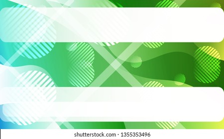 Blurred Decorative Design In Abstract Style With Wave, Curve Lines, Circle, Space for Text.. For Your Design Wallpapers Presentation. Vector Illustration with Color Gradient