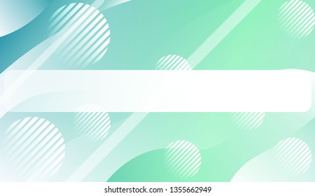 Blurred Decorative Design In Abstract Style With Wave, Curve Lines, Circle, Space for Text. For Elegant Pattern Cover Book. Vector Illustration with Color Gradient