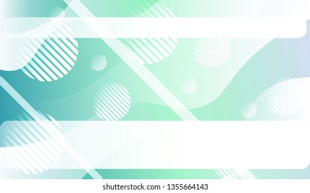 Blurred Decorative Design In Abstract Style With Wave, Curve Lines, Circle, Space for Text. For Elegant Pattern Cover Book. Vector Illustration with Color Gradient