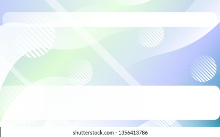 Blurred Decorative Design In Abstract Style With Wave, Curve Lines, Circle, Space for Text. For Elegant Pattern Cover Book. Vector Illustration with Color Gradient
