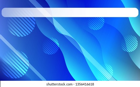 Blurred Decorative Design In Abstract Style With Wave, Curve Lines, Circle, Space for Text.. For Your Design Wallpapers Presentation. Vector Illustration with Color Gradient