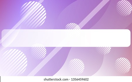 Blurred Decorative Design In Abstract Style With Wave, Curve Lines, Circle, Space for Text. For Elegant Pattern Cover Book. Vector Illustration with Color Gradient