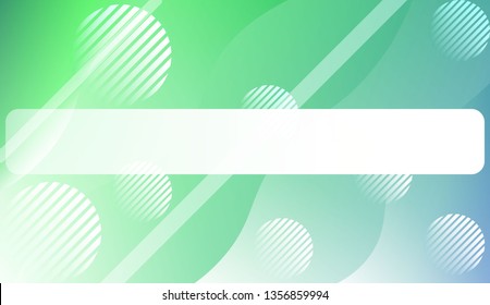 Blurred Decorative Design In Abstract Style With Wave, Curve Lines, Circle, Space for Text. For Elegant Pattern Cover Book. Vector Illustration with Color Gradient