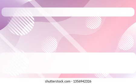 Blurred Decorative Design In Abstract Style With Wave, Curve Lines, Circle, Space for Text. For Elegant Pattern Cover Book. Vector Illustration with Color Gradient