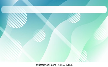 Blurred Decorative Design In Abstract Style With Wave, Curve Lines, Circle, Space for Text. For Elegant Pattern Cover Book. Vector Illustration with Color Gradient