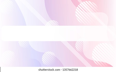 Blurred Decorative Design In Abstract Style With Wave, Curve Lines, Circle, Space for Text. For Elegant Pattern Cover Book. Vector Illustration with Color Gradient
