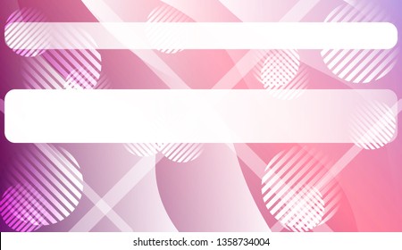 Blurred Decorative Design In Abstract Style With Wave, Curve Lines, Circle, Space for Text. For Elegant Pattern Cover Book. Vector Illustration with Color Gradient