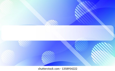 Blurred Decorative Design In Abstract Style With Wave, Curve Lines, Circle, Space for Text.. For Your Design Wallpapers Presentation. Vector Illustration with Color Gradient