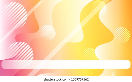 Blurred Decorative Design In Abstract Style With Wave, Curve Lines, Circle, Space for Text. Design For Your Header Page, Ad, Poster, Banner. Vector Illustration.