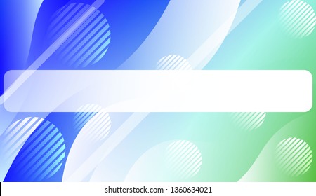 Blurred Decorative Design In Abstract Style With Wave, Curve Lines, Circle, Space for Text.. For Your Design Wallpapers Presentation. Vector Illustration with Color Gradient