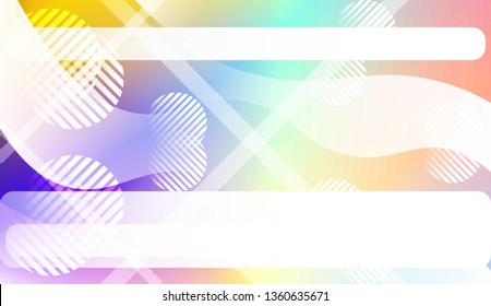 Blurred Decorative Design In Abstract Style With Wave, Curve Lines, Circle, Space for Text. Design For Your Header Page, Ad, Poster, Banner. Vector Illustration.