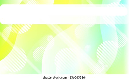 Blurred Decorative Design In Abstract Style With Wave, Curve Lines, Circle, Space for Text. Fluid shapes composition. For Design Flyer, Banner, Landing Page. Vector Illustration.