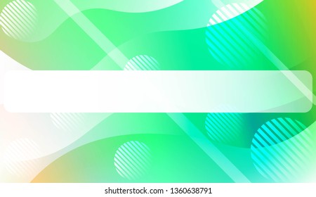 Blurred Decorative Design In Abstract Style With Wave, Curve Lines, Circle, Space for Text. Fluid shapes composition. For Design Flyer, Banner, Landing Page. Vector Illustration.