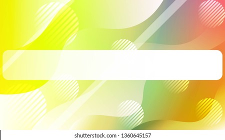 Blurred Decorative Design In Abstract Style With Wave, Curve Lines, Circle, Space for Text. Fluid shapes composition. For Design Flyer, Banner, Landing Page. Vector Illustration.