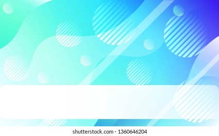 Blurred Decorative Design In Abstract Style With Wave, Curve Lines, Circle, Space for Text. Design For Your Header Page, Ad, Poster, Banner. Vector Illustration.