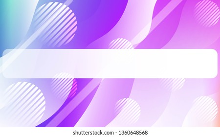 Blurred Decorative Design In Abstract Style With Wave, Curve Lines, Circle, Space for Text. Design For Your Header Page, Ad, Poster, Banner. Vector Illustration.