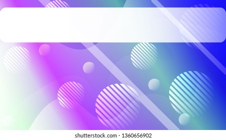 Blurred Decorative Design In Abstract Style With Wave, Curve Lines, Circle, Space for Text. For Elegant Pattern Cover Book. Vector Illustration with Color Gradient
