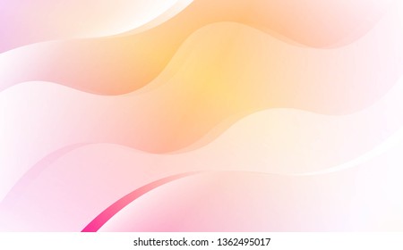 Blurred Decorative Design In Abstract Style With Wave, Curve Lines. For Design, Presentation, Business. Vector Illustration with Color Gradient