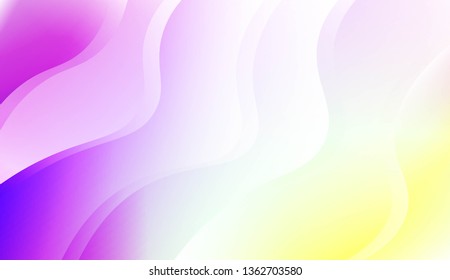 Blurred Decorative Design In Abstract Style With Wave, Curve Lines. For Elegant Pattern Cover Book. Vector Illustration with Color Gradient