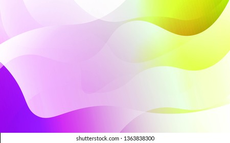 Blurred Decorative Design In Abstract Style With Wave, Curve Lines. For Elegant Pattern Cover Book. Vector Illustration with Color Gradient