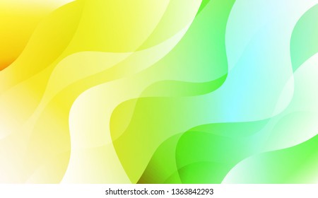 Blurred Decorative Design In Abstract Style With Wave, Curve Lines. For Elegant Pattern Cover Book. Vector Illustration with Color Gradient