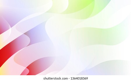 Blurred Decorative Design In Abstract Style With Wave, Curve Lines. For Elegant Pattern Cover Book. Vector Illustration with Color Gradient