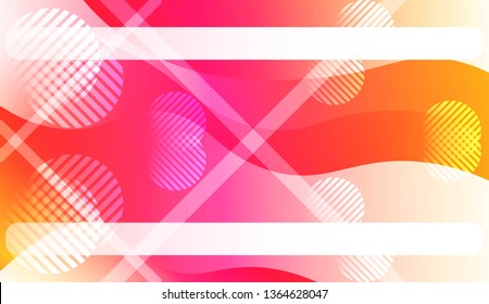 Blurred Decorative Design In Abstract Style With Wave, Curve Lines, Circle, Space for Text. Design For Your Header Page, Ad, Poster, Banner. Vector Illustration.