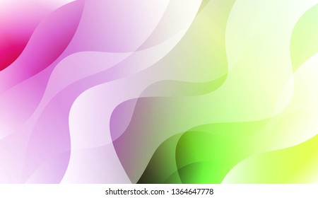 Blurred Decorative Design In Abstract Style With Wave, Curve Lines. For Elegant Pattern Cover Book. Vector Illustration with Color Gradient