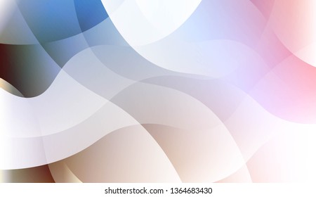 Blurred Decorative Design In Abstract Style With Wave, Curve Lines. For Elegant Pattern Cover Book. Vector Illustration with Color Gradient